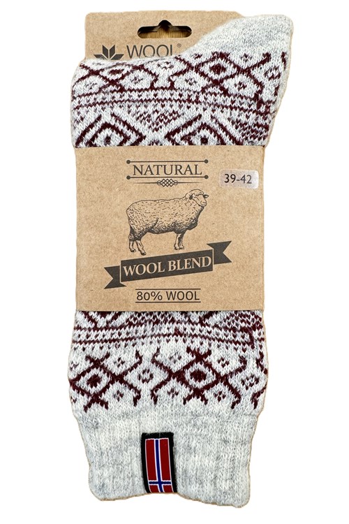 Winter socks 80% wool from WOOLWEAR of Scandinavia