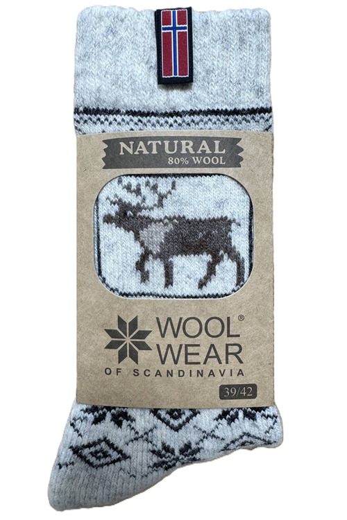 Warm wool socks of 80% lambswool on offer by WOOLWEAR of Scandinavia