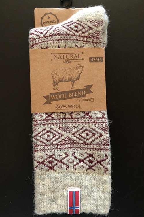 Winter socks 80% wool from WOOLWEAR of Scandinavia