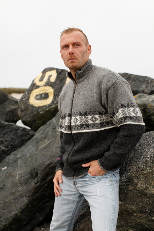 Windstopper Jumper by Norwool pure wool.