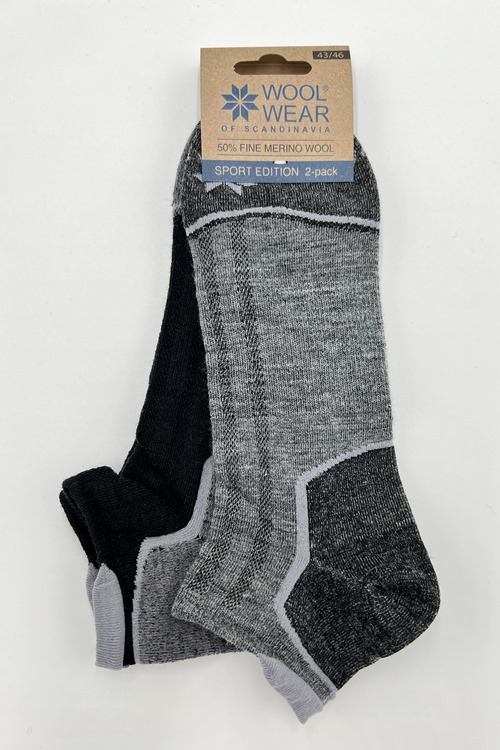 Thin merino ankle socks 64% merino wool by WOOLWEAR of Scandinavia